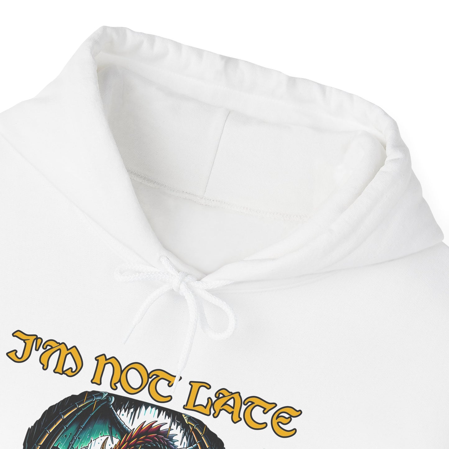 I'm Not Late, I'm Doing Side Quests - Dungeon Unisex Heavy Blend™ Hooded Sweatshirt