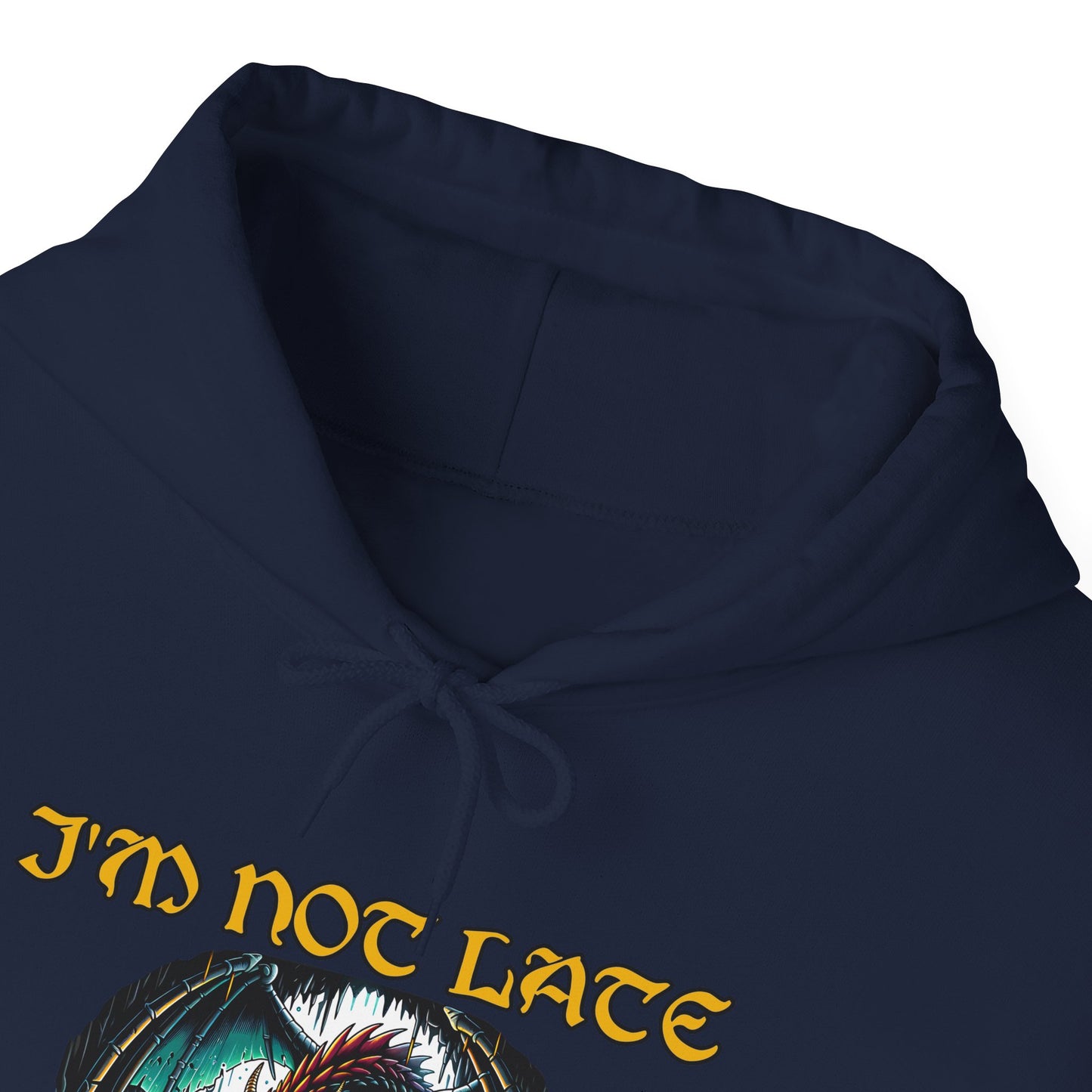 I'm Not Late, I'm Doing Side Quests - Dungeon Unisex Heavy Blend™ Hooded Sweatshirt