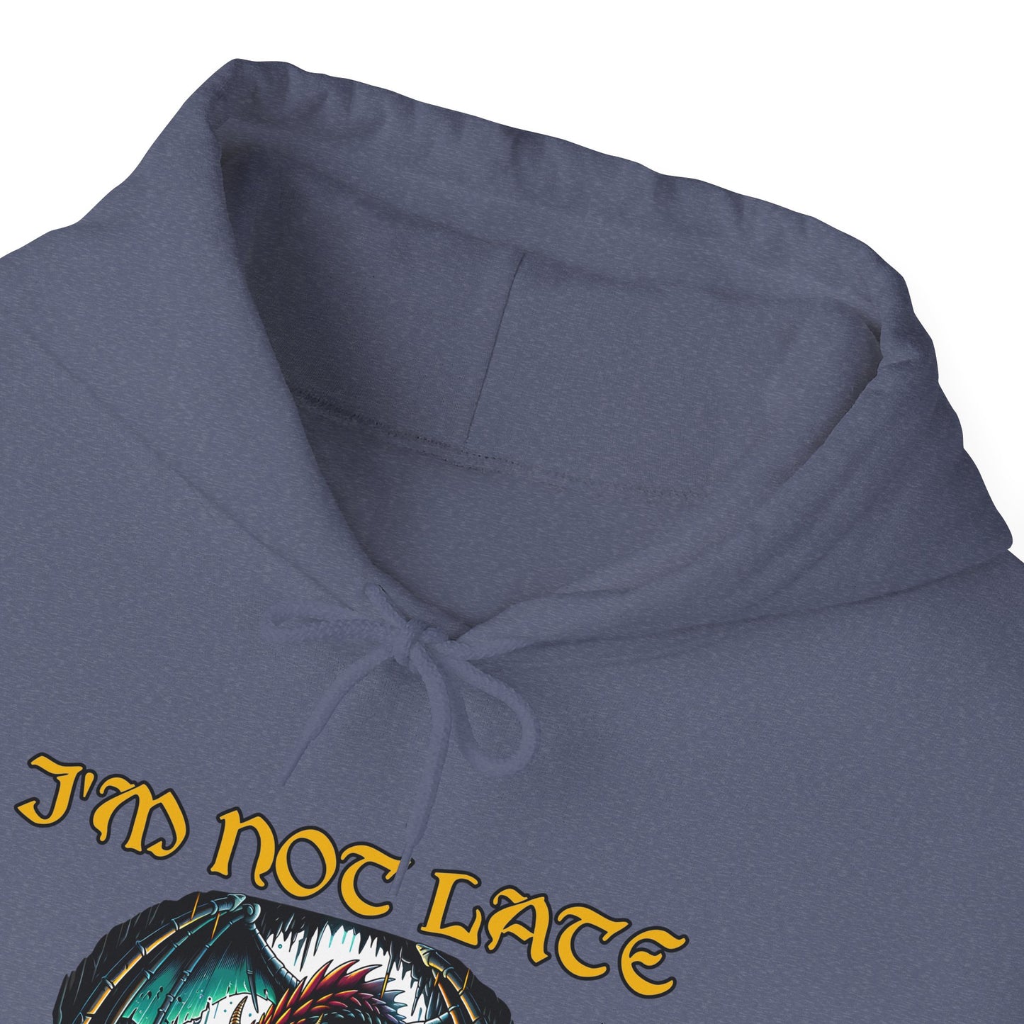 I'm Not Late, I'm Doing Side Quests - Dungeon Unisex Heavy Blend™ Hooded Sweatshirt