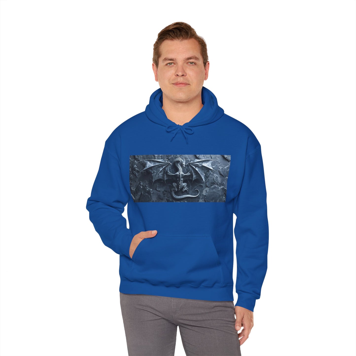 Silver Dragon - Unisex Heavy Blend™ Hooded Sweatshirt