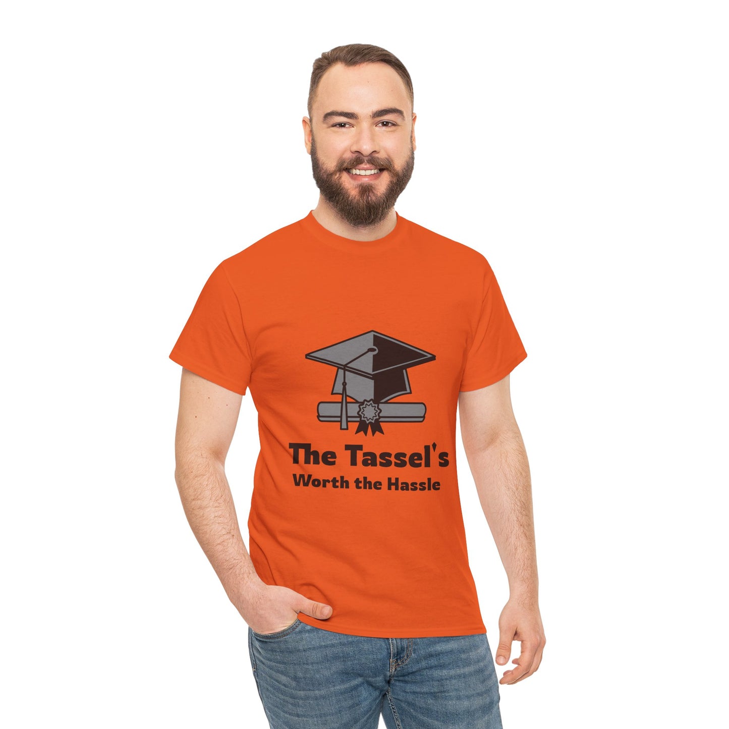 The Tassel's Worth the Hassle - Unisex Heavy Cotton Tee