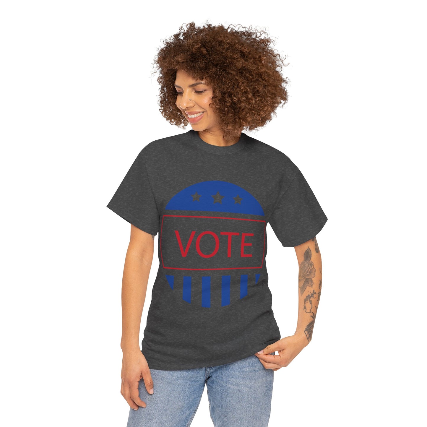 Vote Logo - Unisex Heavy Cotton Tee