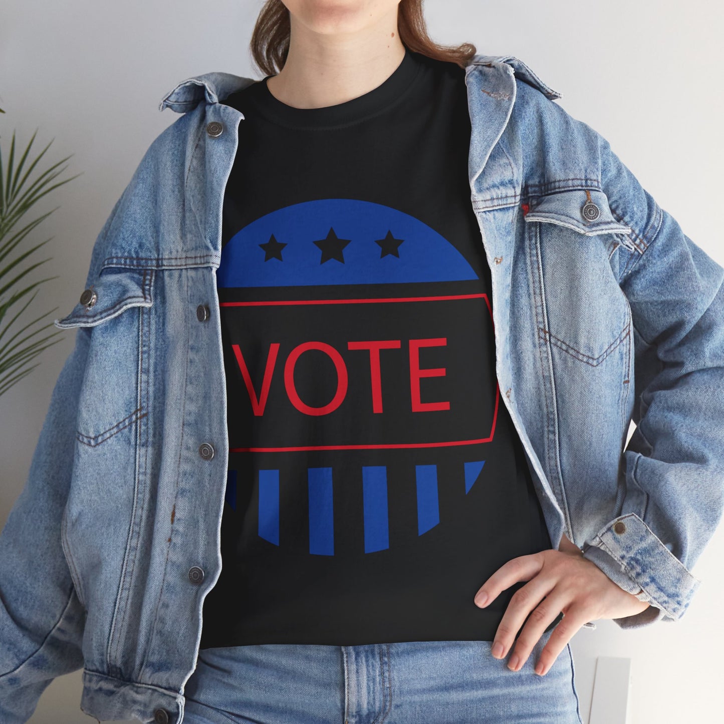 Vote Logo - Unisex Heavy Cotton Tee