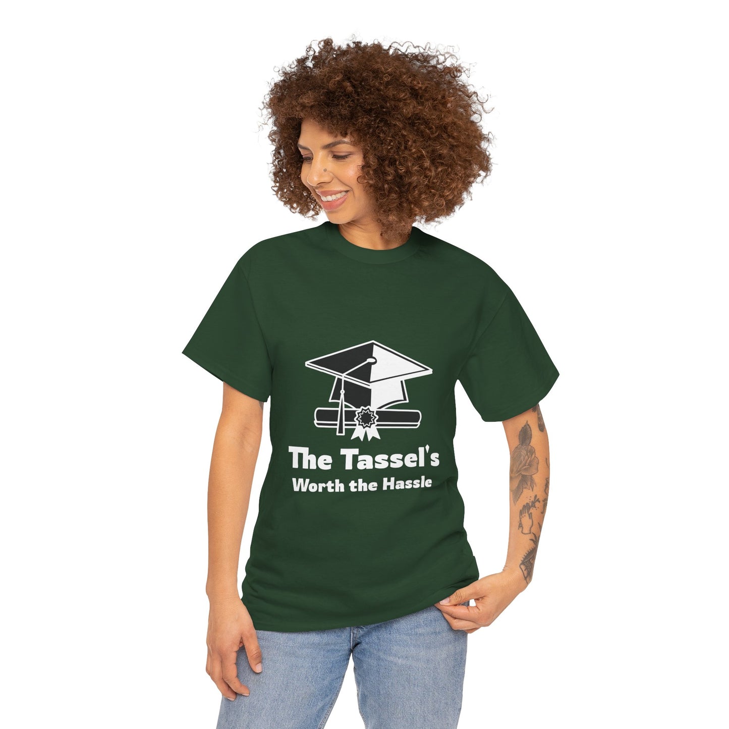 The Tassel's Worth the Hassle - Unisex Heavy Cotton Tee