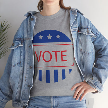 Vote Logo - Unisex Heavy Cotton Tee