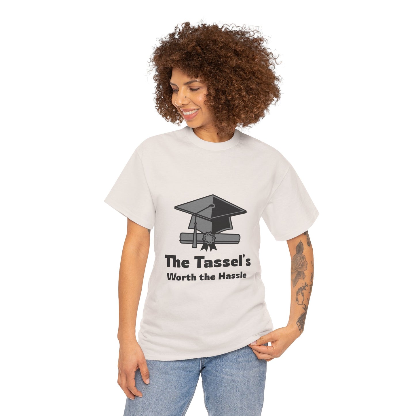 The Tassel's Worth the Hassle - Unisex Heavy Cotton Tee