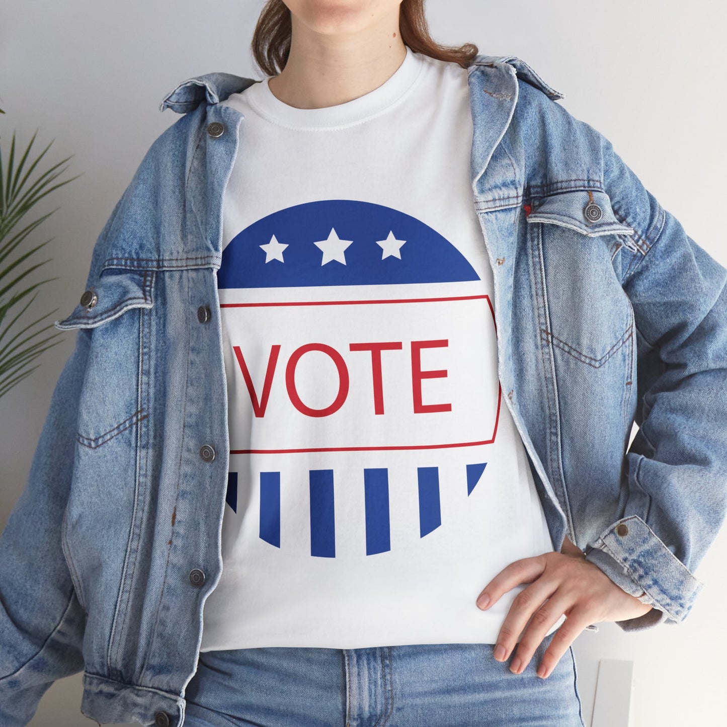 Vote Logo - Unisex Heavy Cotton Tee