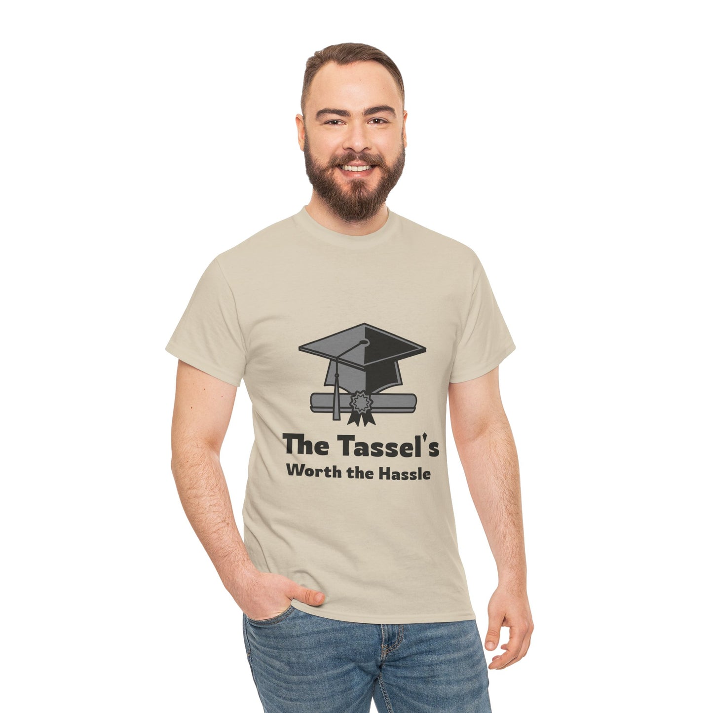 The Tassel's Worth the Hassle - Unisex Heavy Cotton Tee