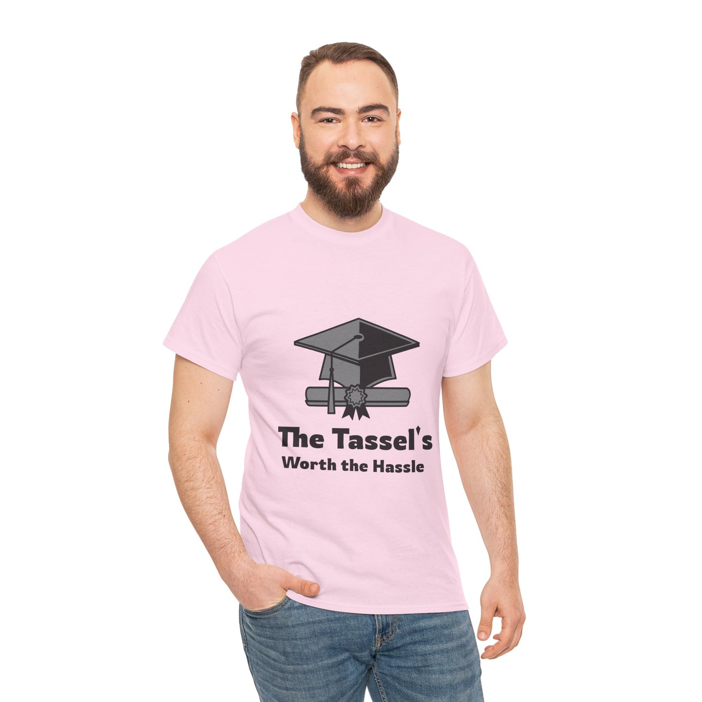 The Tassel's Worth the Hassle - Unisex Heavy Cotton Tee