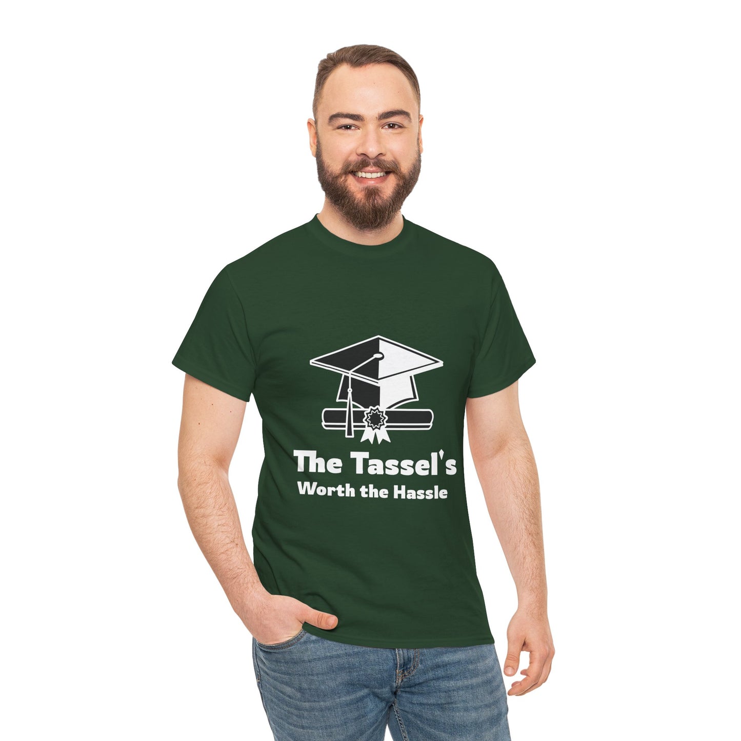 The Tassel's Worth the Hassle - Unisex Heavy Cotton Tee