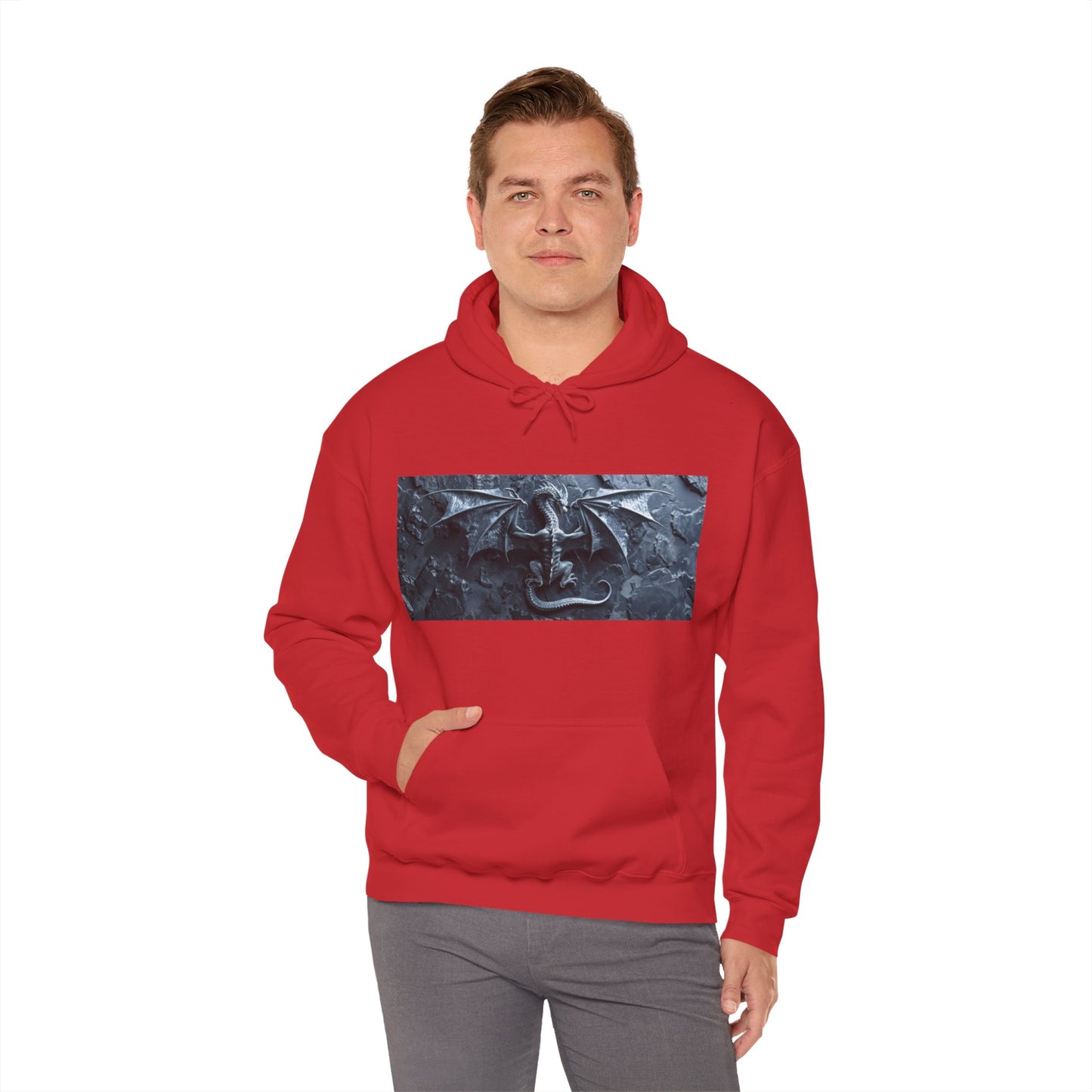 Silver Dragon - Unisex Heavy Blend™ Hooded Sweatshirt