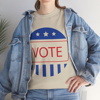 Vote Logo - Unisex Heavy Cotton Tee