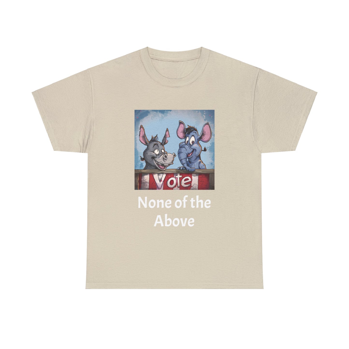 None of the Above - Unisex Heavy Cotton Tee