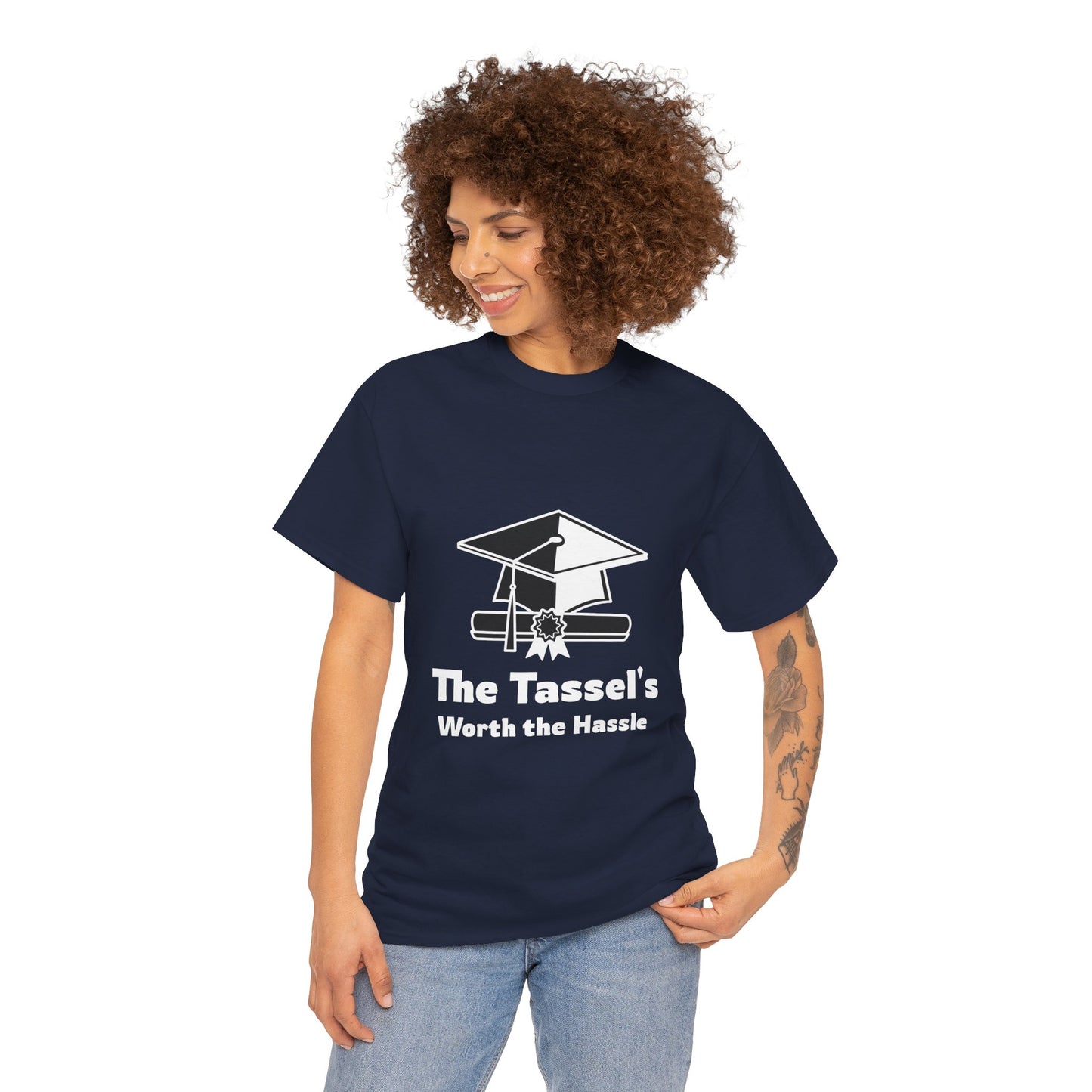 The Tassel's Worth the Hassle - Unisex Heavy Cotton Tee