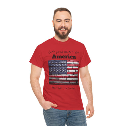 Border fence - Unisex Heavy Cotton Tee