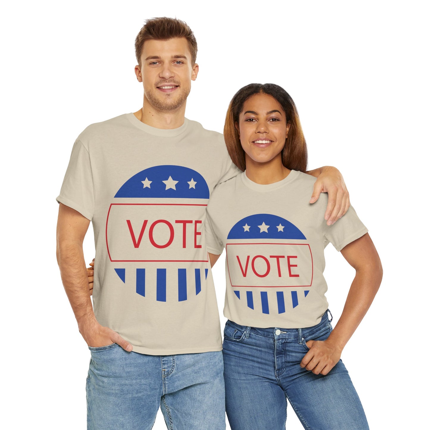 Vote Logo - Unisex Heavy Cotton Tee