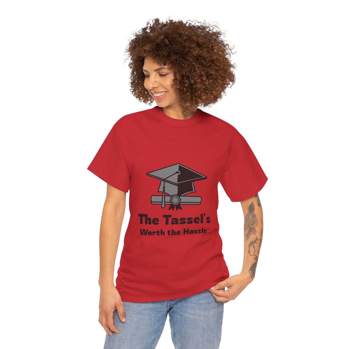 The Tassel's Worth the Hassle - Unisex Heavy Cotton Tee