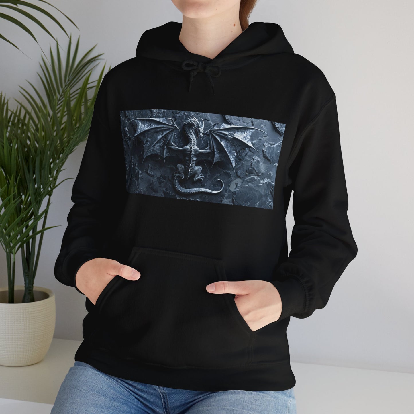 Silver Dragon - Unisex Heavy Blend™ Hooded Sweatshirt