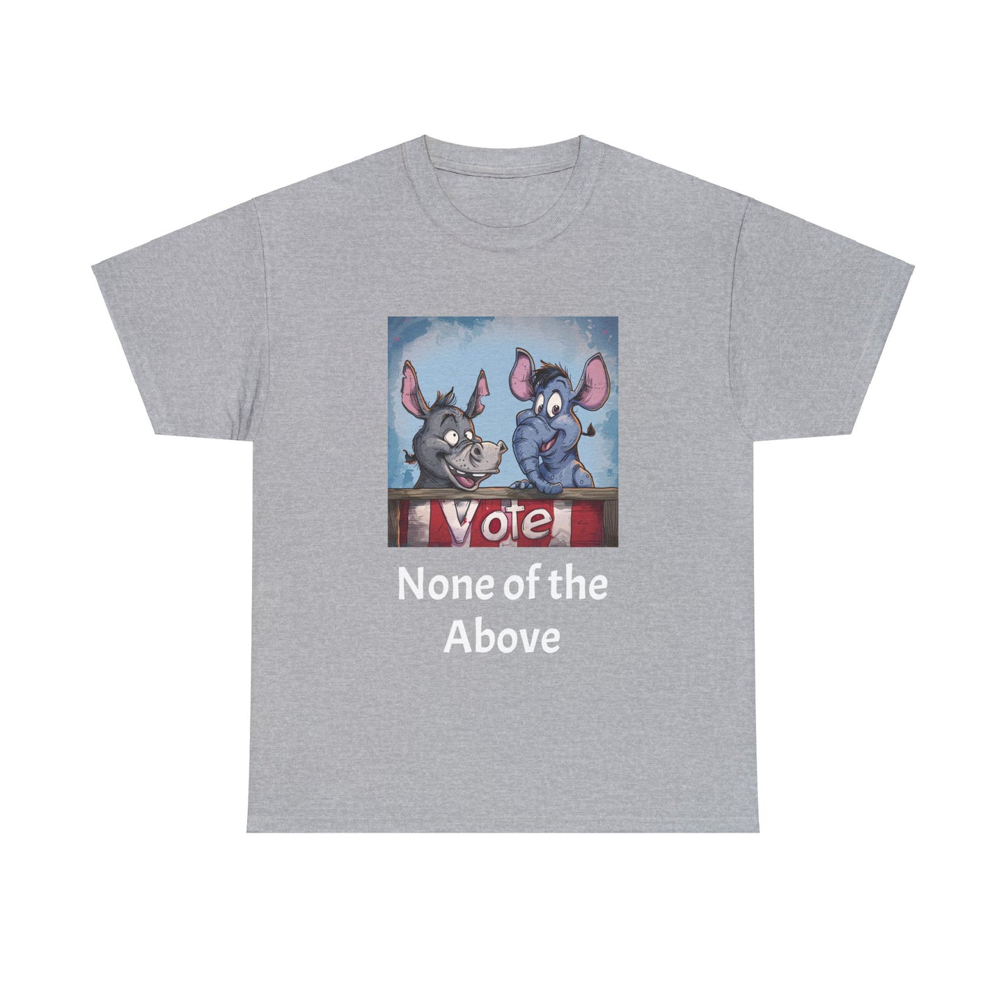 None of the Above - Unisex Heavy Cotton Tee