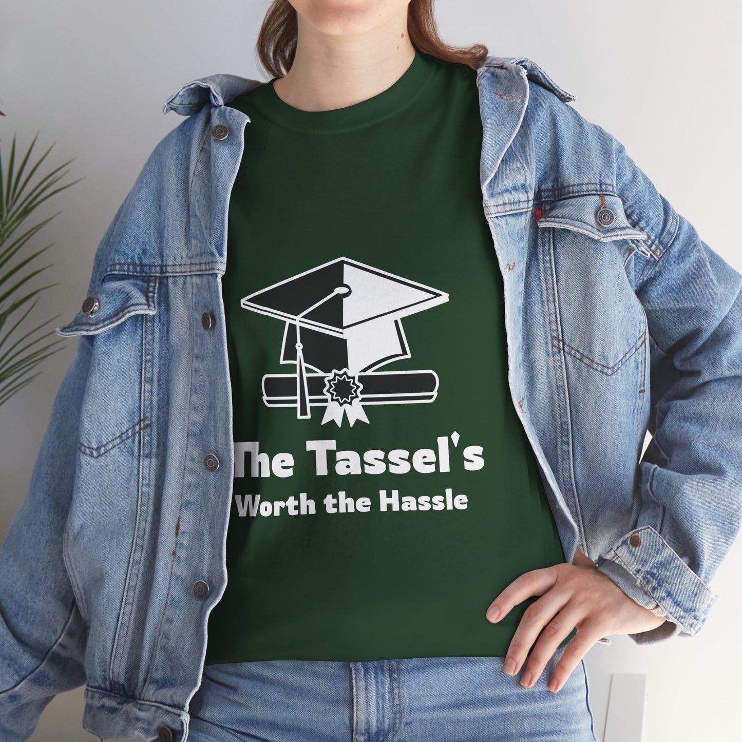 The Tassel's Worth the Hassle - Unisex Heavy Cotton Tee