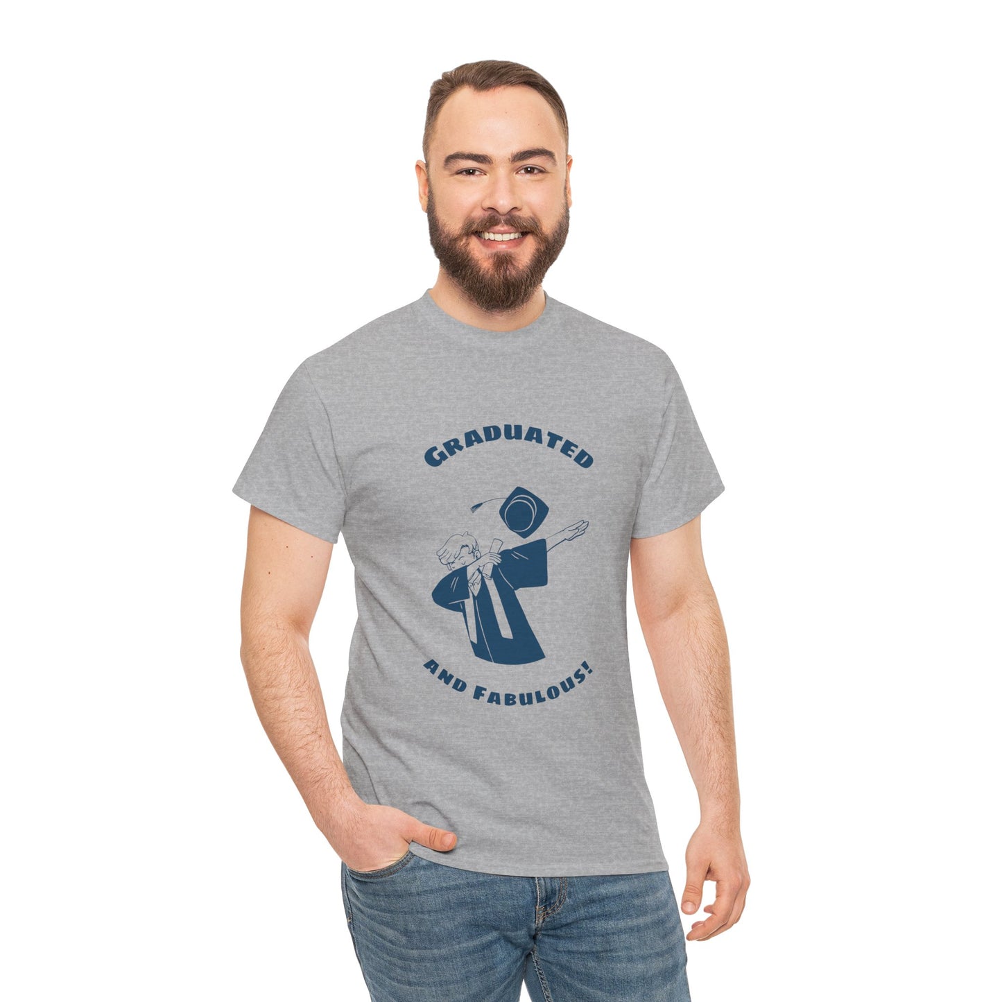 Graduated and Fabulous - Unisex Heavy Cotton Tee