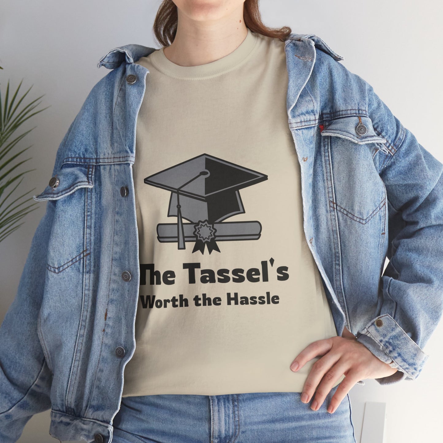 The Tassel's Worth the Hassle - Unisex Heavy Cotton Tee