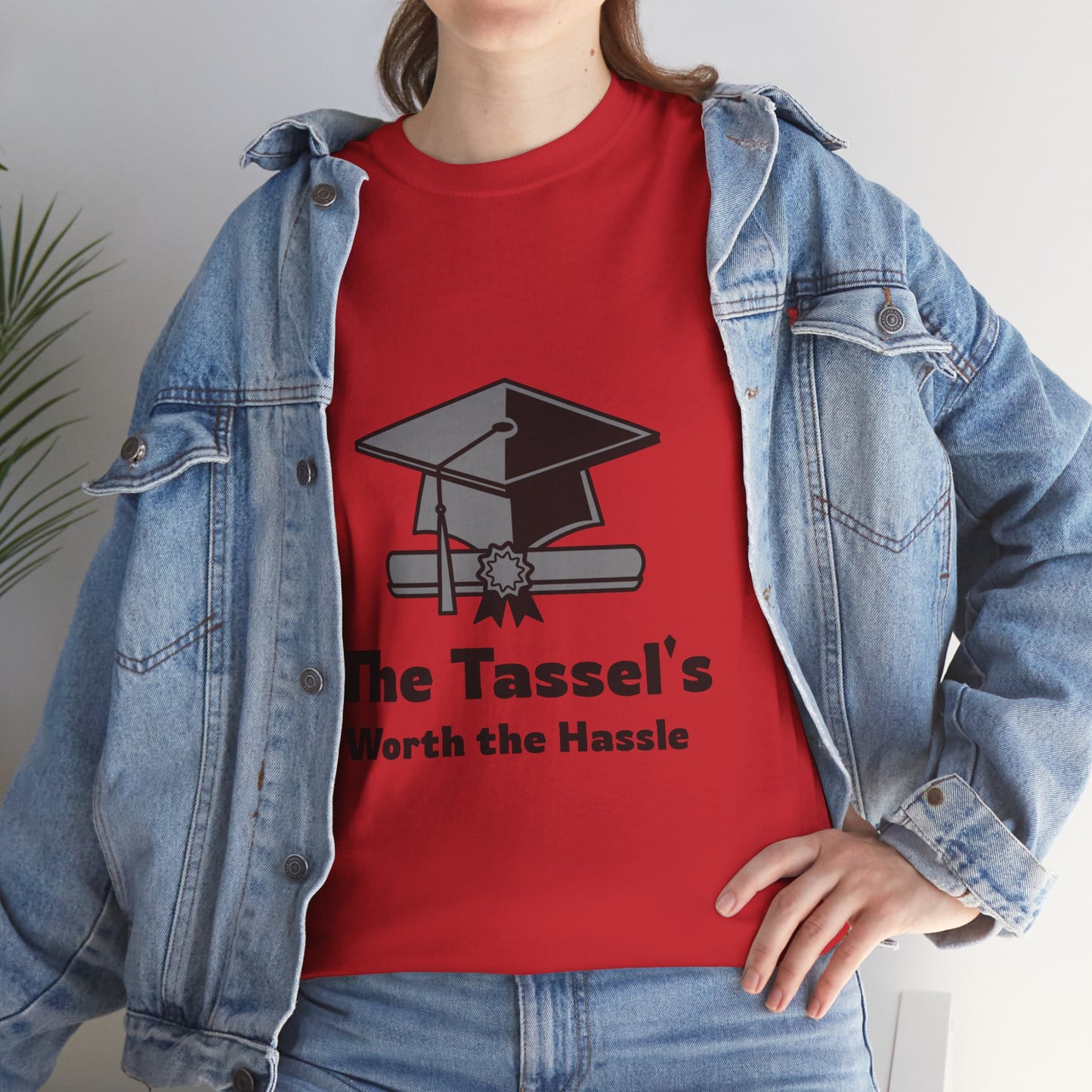 The Tassel's Worth the Hassle - Unisex Heavy Cotton Tee