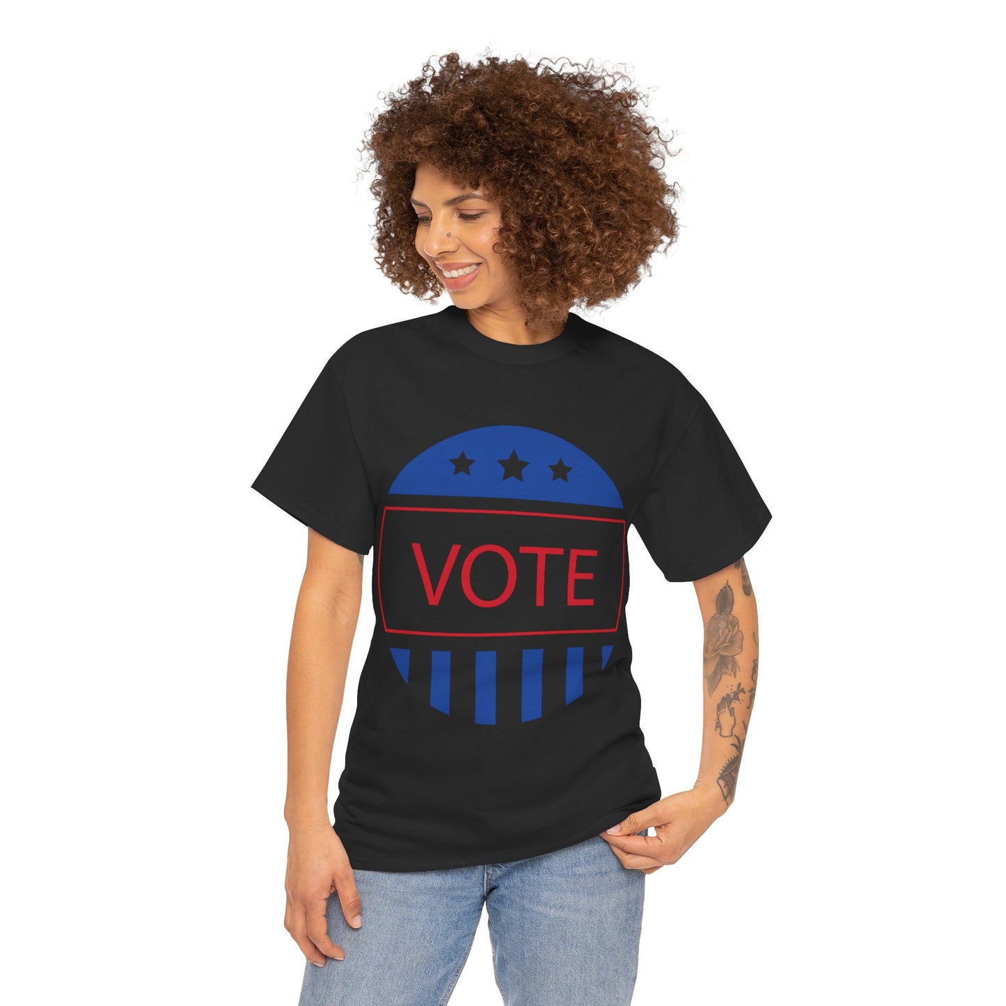 Vote Logo - Unisex Heavy Cotton Tee