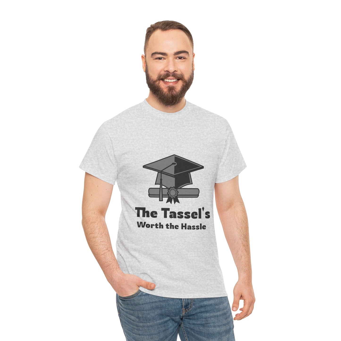 The Tassel's Worth the Hassle - Unisex Heavy Cotton Tee