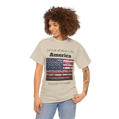 Border fence - Unisex Heavy Cotton Tee