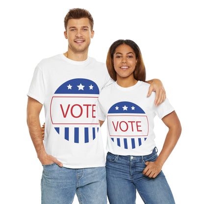 Vote Logo - Unisex Heavy Cotton Tee