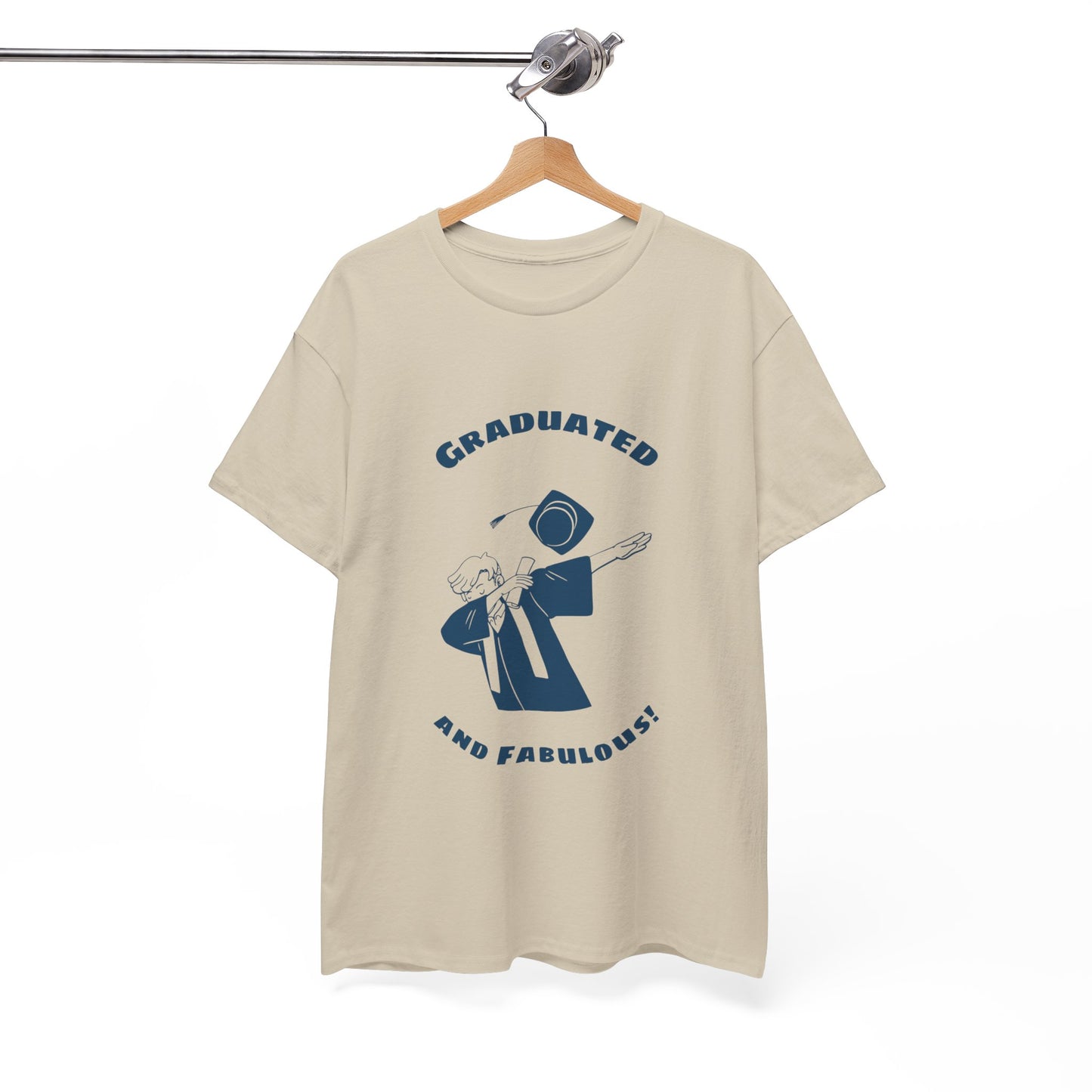 Graduated and Fabulous - Unisex Heavy Cotton Tee