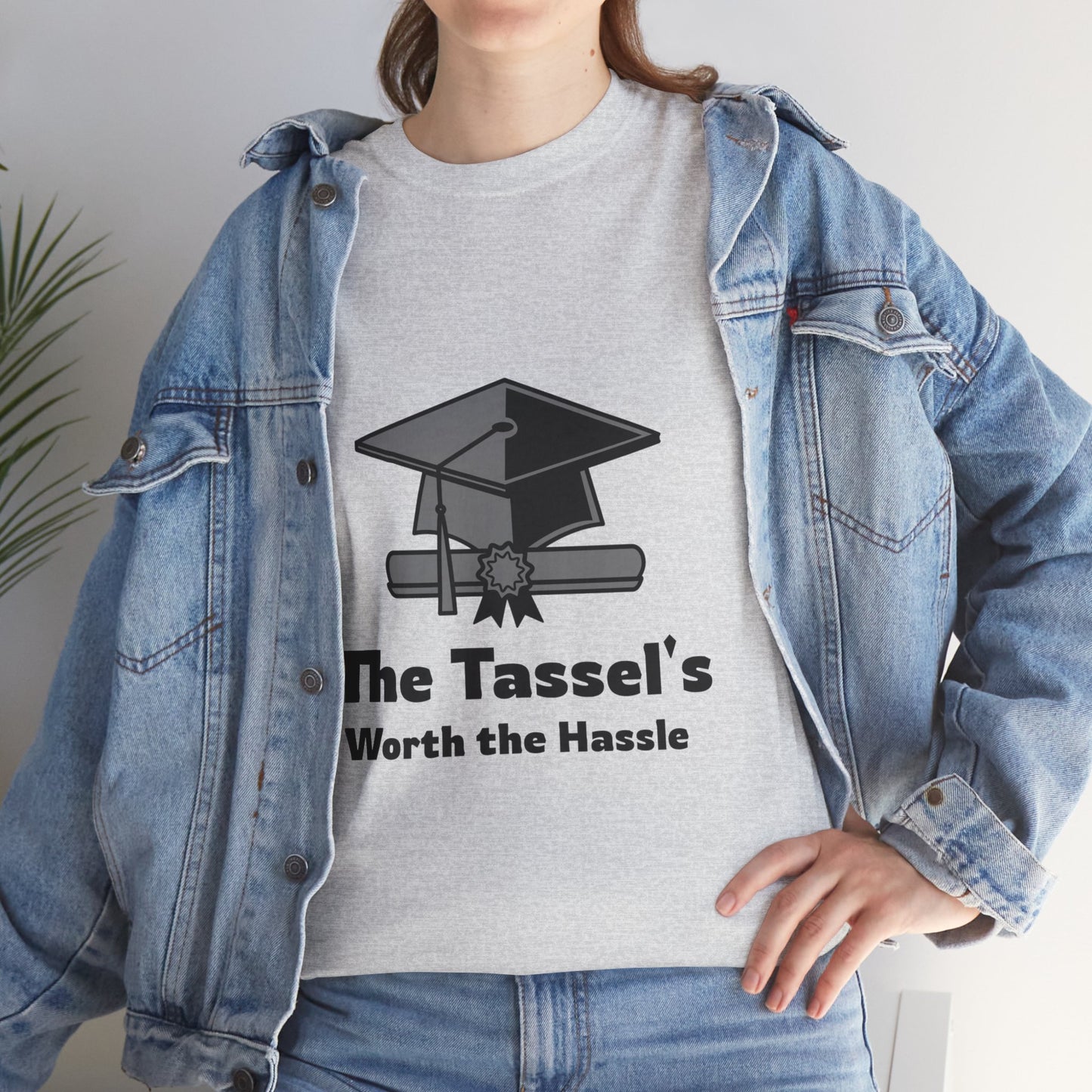 The Tassel's Worth the Hassle - Unisex Heavy Cotton Tee