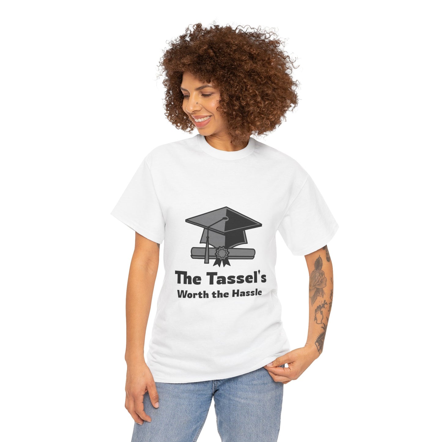 The Tassel's Worth the Hassle - Unisex Heavy Cotton Tee