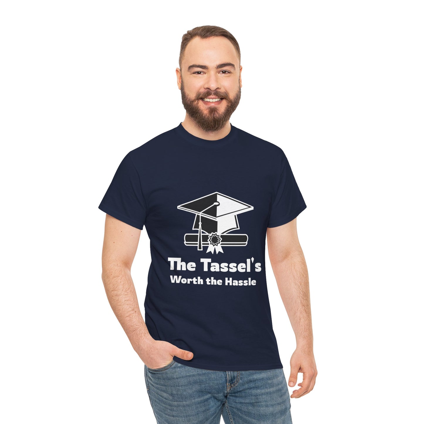 The Tassel's Worth the Hassle - Unisex Heavy Cotton Tee