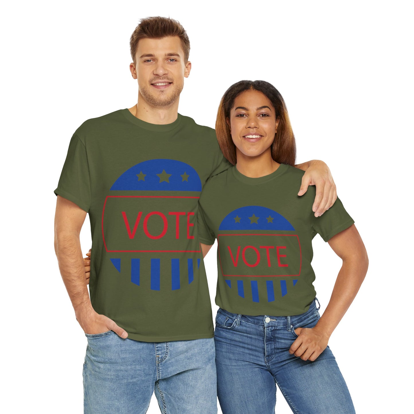 Vote Logo - Unisex Heavy Cotton Tee