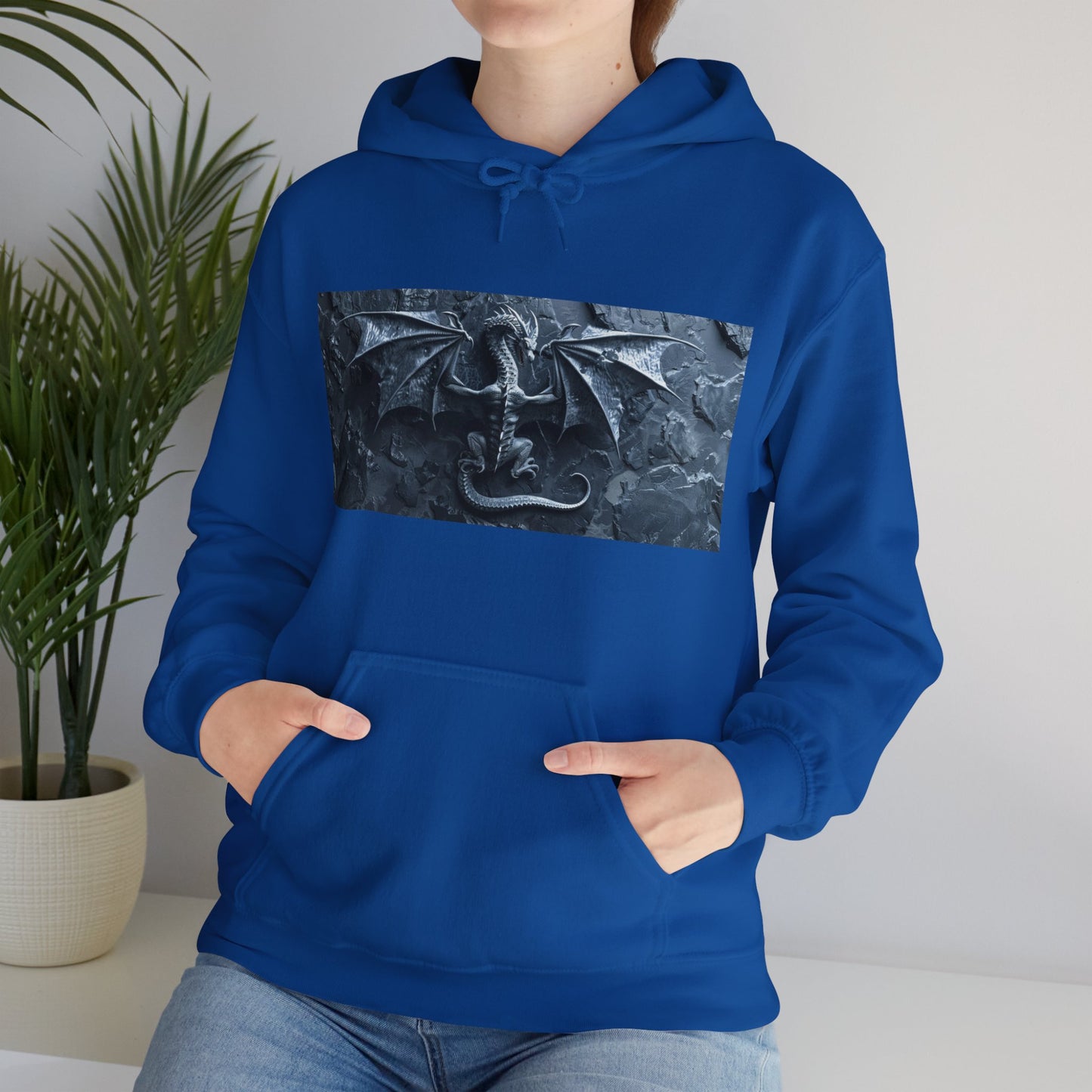 Silver Dragon - Unisex Heavy Blend™ Hooded Sweatshirt