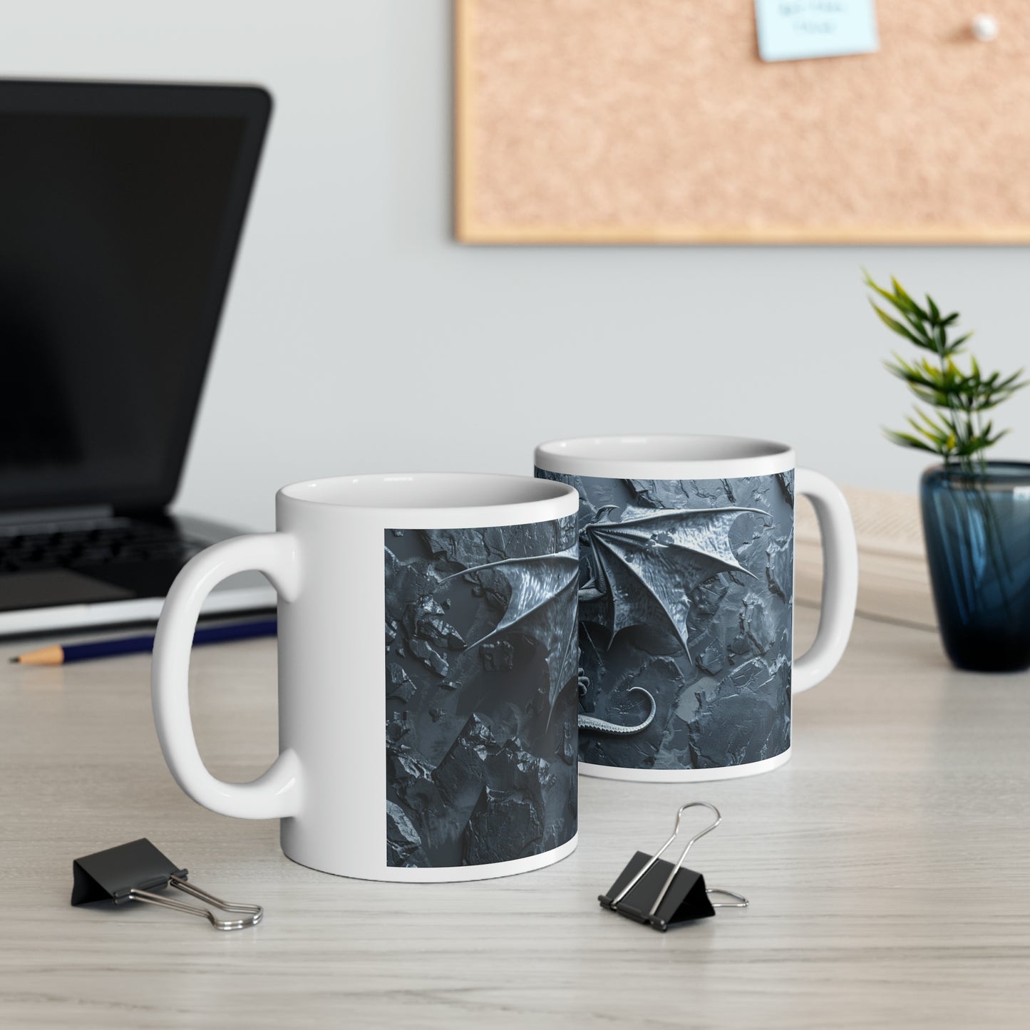 Silver Dragon Dungeon - Ceramic Mug, 11oz