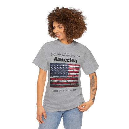 Border fence - Unisex Heavy Cotton Tee