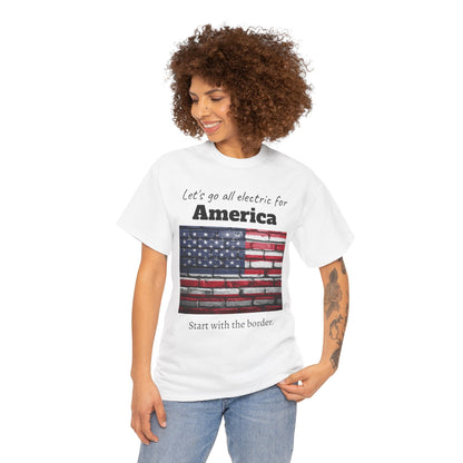 Border fence - Unisex Heavy Cotton Tee