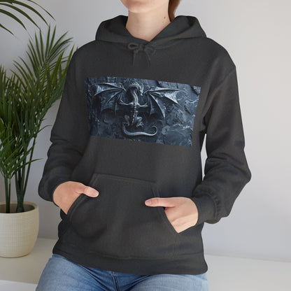 Silver Dragon - Unisex Heavy Blend™ Hooded Sweatshirt