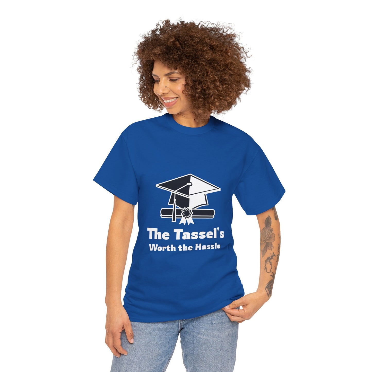 The Tassel's Worth the Hassle - Unisex Heavy Cotton Tee