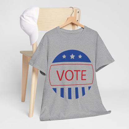 Vote Logo - Unisex Heavy Cotton Tee