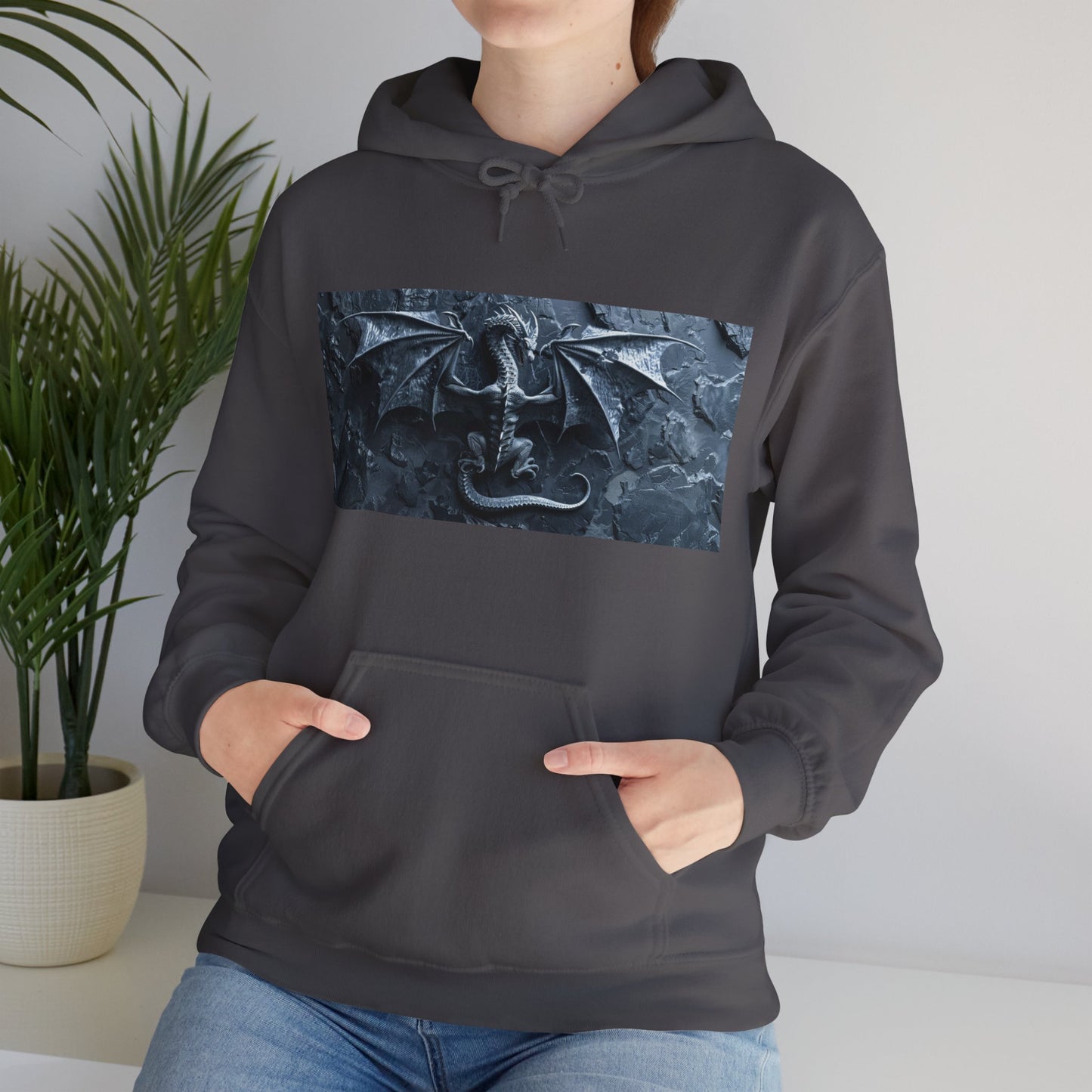 Silver Dragon - Unisex Heavy Blend™ Hooded Sweatshirt