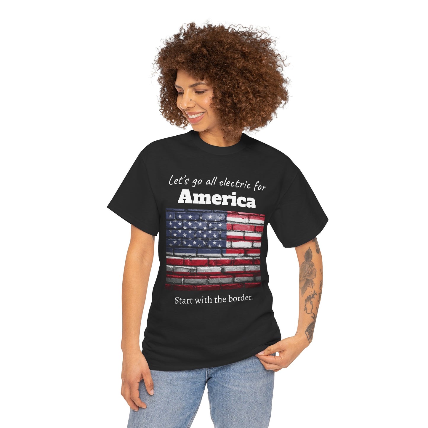 Border fence - Unisex Heavy Cotton Tee